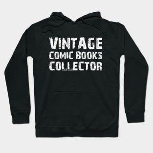 Vintage Comics Books Collector w Hoodie